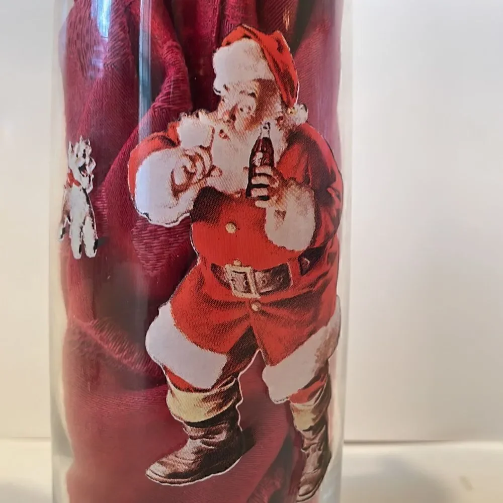 COCA COLA Santa Claus Drinking Glass 